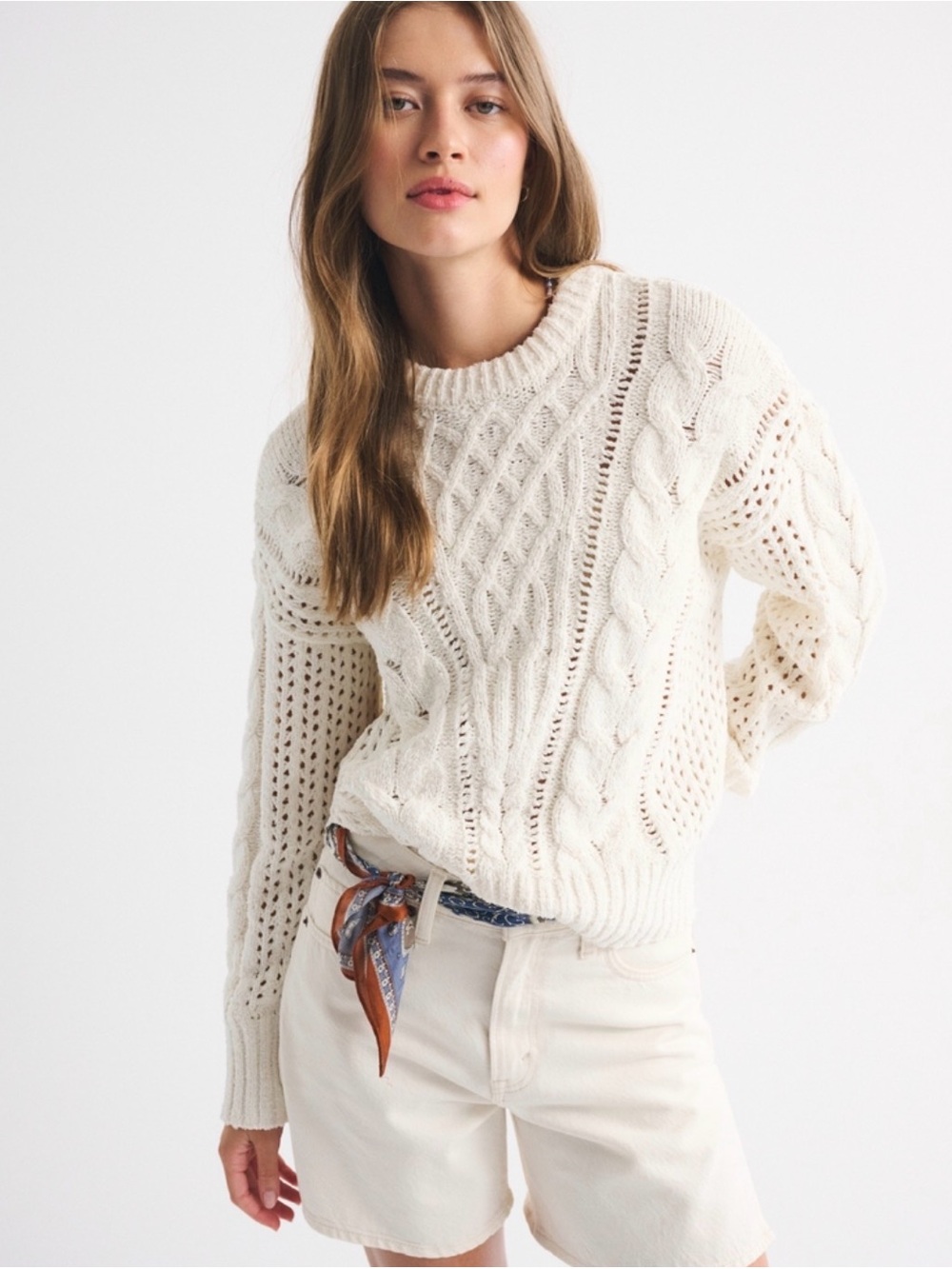 Abercrombie Cable Knit Sweater